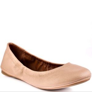 NWOT Lucky Brand Emmie Flat Rose Cream Size 7.5